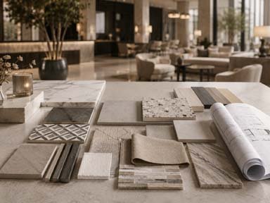 Hospitality and commercial tile project