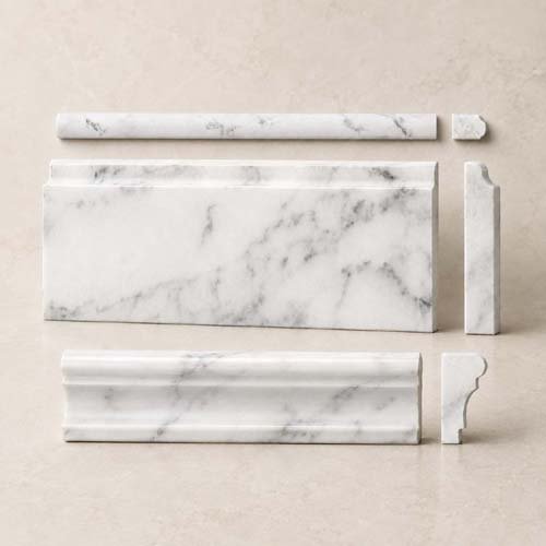 Marble octagon and dot bathroom floor