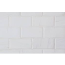 Bianco Carrara Marble Beveled 3x6 | Unique Tile & Stone | Shipping 1-2