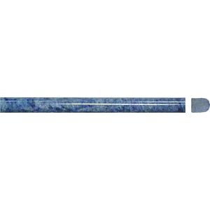 Blue Macauba  Pencil Molding Polished 12x3/4 color Blue 