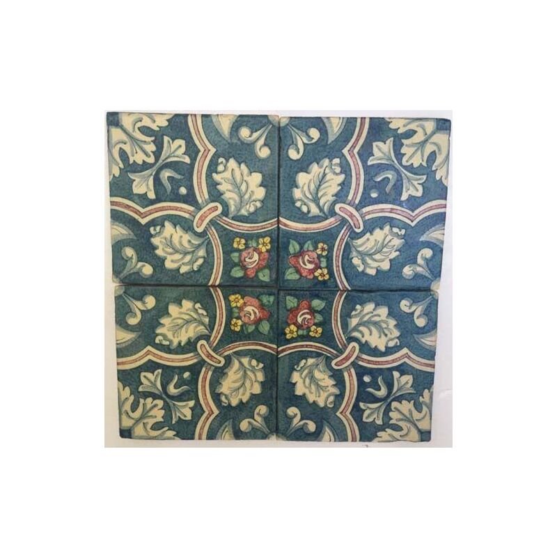 Antique Bacchus Blue 8x8 Floor Tile | Unique Tile & Stone | S