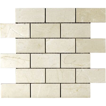 Crema Marfil 2x4 Brick Pattern Polished