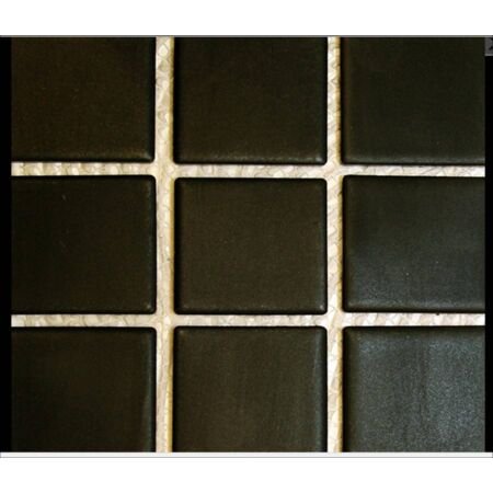 Pro Matte Black 2 x 2 Porcelain Mosaic