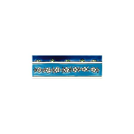 DAMAS BLEU Ceramic Tile Border