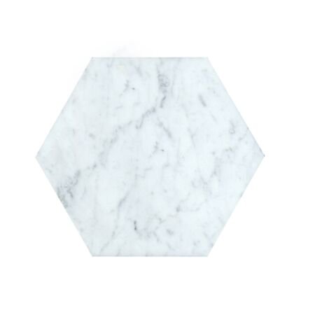 Bianco Carrara Hexagon 12 inches 