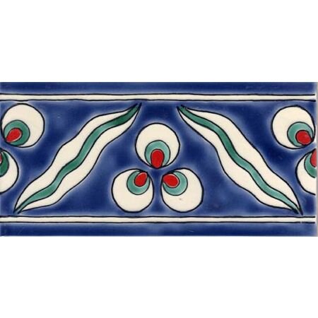 SINAN Border Handpainted Ceramic Tile