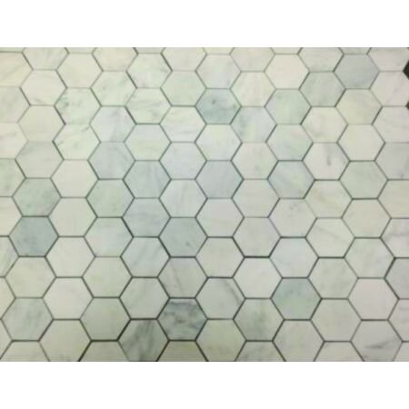 Calacatta 4 inch Hexagon
