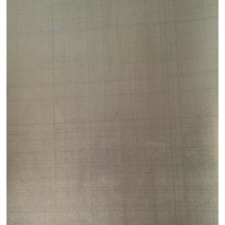 Japanese Gilded Pewter Leaf with Lines Wallcovering on Vinyl 