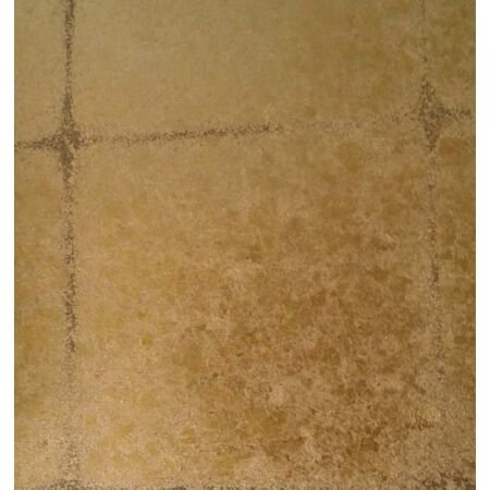Japanese Gold Leaf with Fractured Grid Wallcovering on Paper