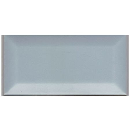 Modern Matte Blue Beveled Subway Tile 3x6