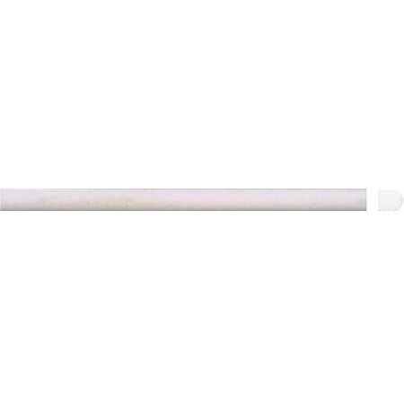 Thassos Pencil Molding Honed 12x5/8