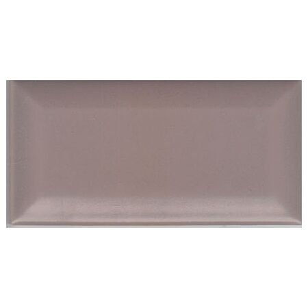 Modern Matte Taupe Beveled Subway Tile 3x6