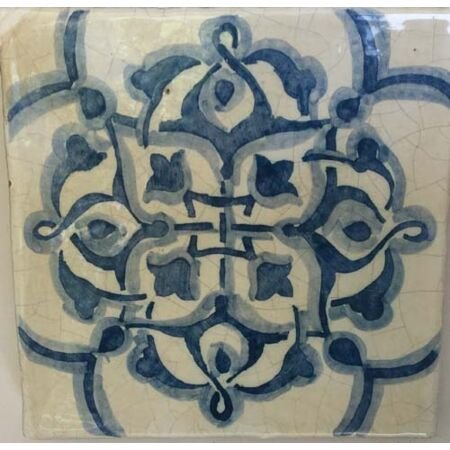 Aelia Capitolina 6x6 (Blue) Terracotta Tile