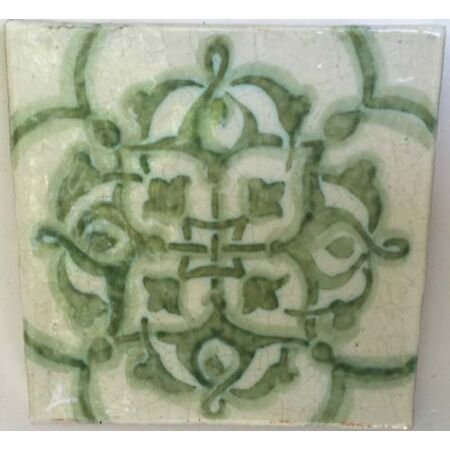 Aelia Capitolina  6x6 (Green) Terracotta Tile