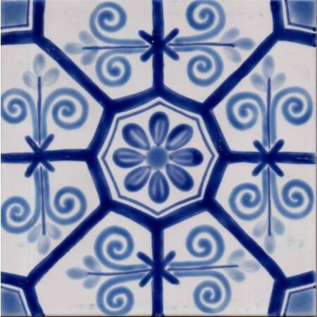 Positano Blue Handpainted Ceramic Tile