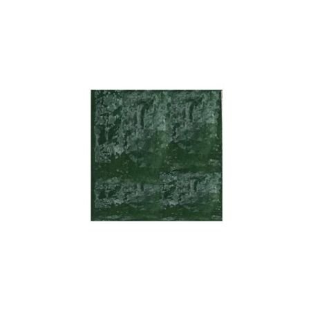 Zellige Solid Green Hand Painted Ceramic Tile 4x4