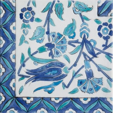 ANKARA Corner Ceramic Tile 6x6 x 3/4