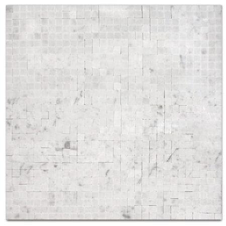 Carrara Marble 3/8x3/8 Honed