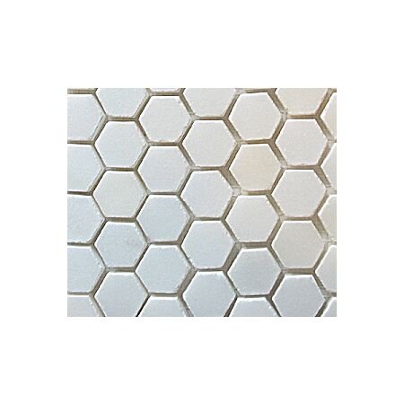 White Thassos Hexagon Mosaic 1 inch Polished