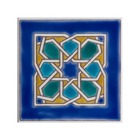 Morisco Blue C 6x6 Moroccan Ceramic Tile