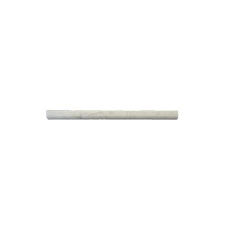 White Carrara Pencil Molding 