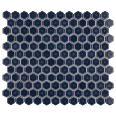 Bali Denim Blue Hexagon 1 in Glossy