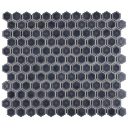 Bali Fog Grey Hexagon 1 in Glossy