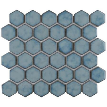 Bali Blue Hexagon 2 in Glossy