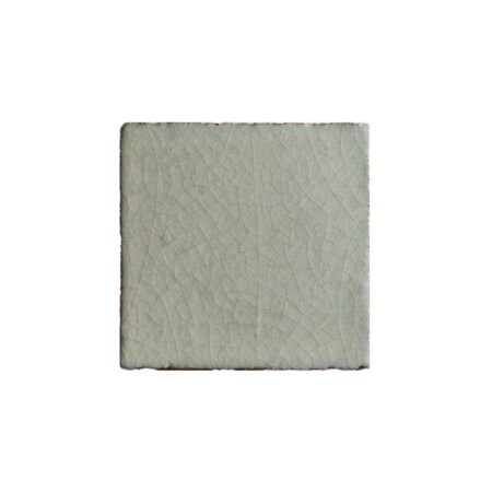 Zellige Solid Ivory Hand Painted Ceramic Tile 4x4