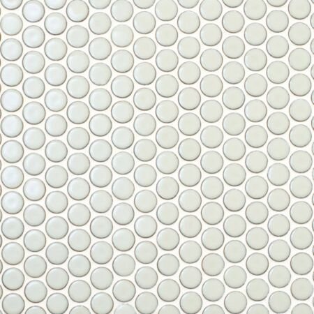 Metro Light Grey Penny Round Mosaic