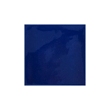 Tunisian Solid Greek Blue Undulated Field Tile 4x4