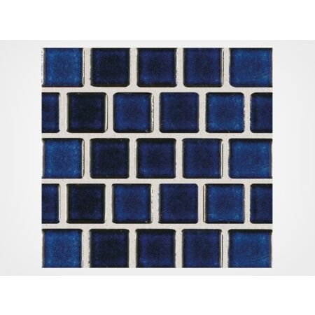 Pro Cobalt Blue 1x1 Brick Porcelain Mosaic