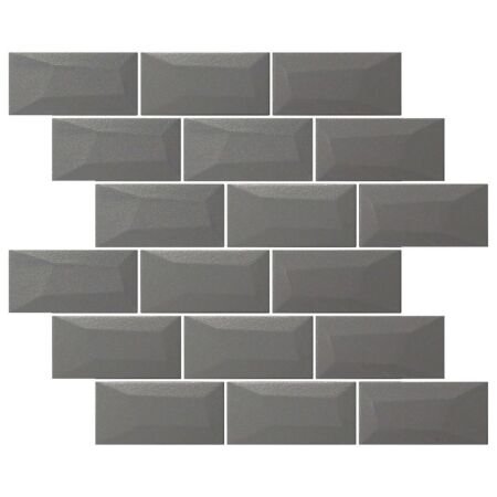 Freedom Rotated Beveled Tile  2x4 Grey