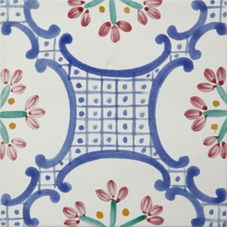 Roma Antique Tile Replica Handpainted Porcelain Floor Tile