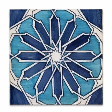 Marrakech Blue 6x6 Lavastone