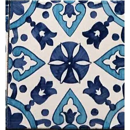 La Fleur Blue 6x6 Lavastone