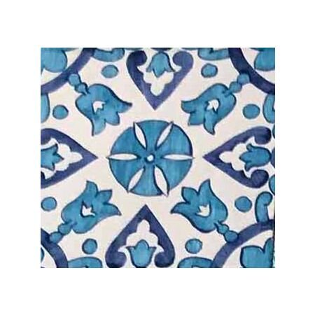 La Fleur Turquoise 6x6 Lavastone