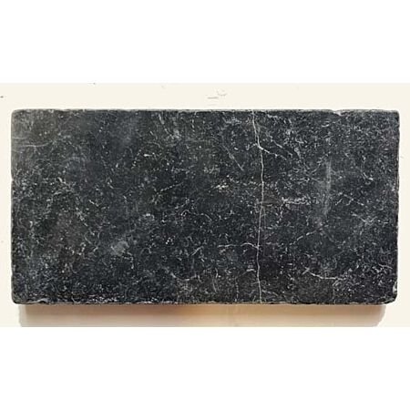 Nero Marquina Tumbled 3x6 Marble Tile