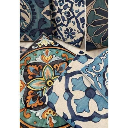 Custom Sample Tile Glazed Lavastone