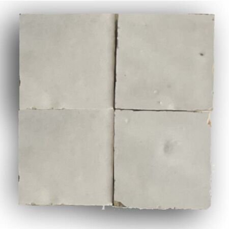 Moroccan Zellige Natural White 4x4
