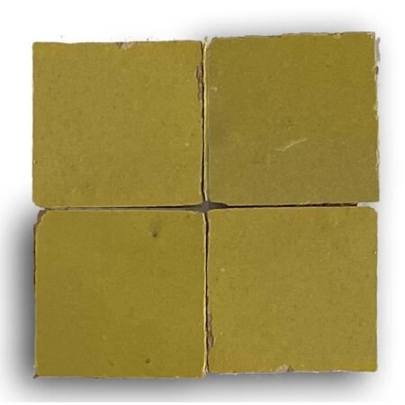 Moroccan Zellige Yellow 4x4