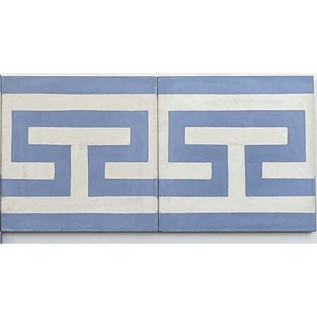 Medina Greek Key Border Cement Tiles 