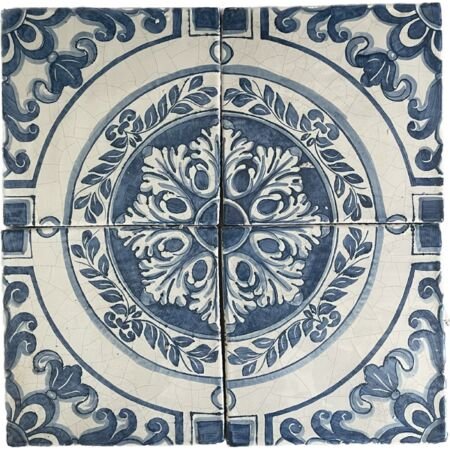 Edwardian Blue Terracotta Tile