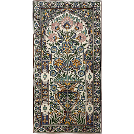 Algerian Oran Bouquet Handpainted Mural