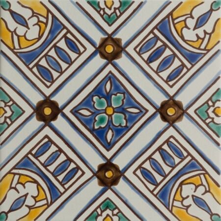 Oran Handpainted Ceramic Tile