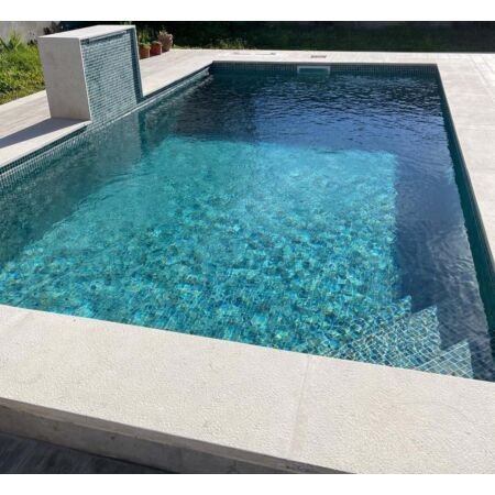 Beige Thala Pavers and Pool Coping