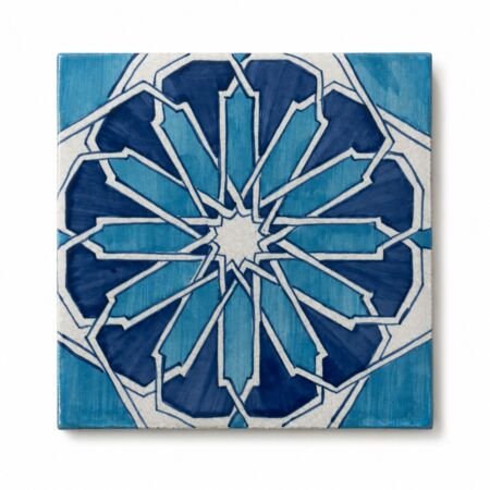 Marrakech Turquoise 6x6 Lavastone