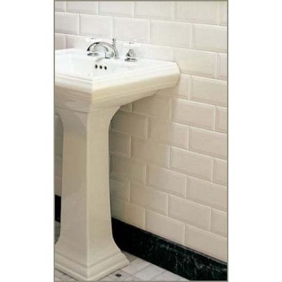 Metro Beveled Edge Subway Tile 3x6 Glazed Edge Right Unique Tile S