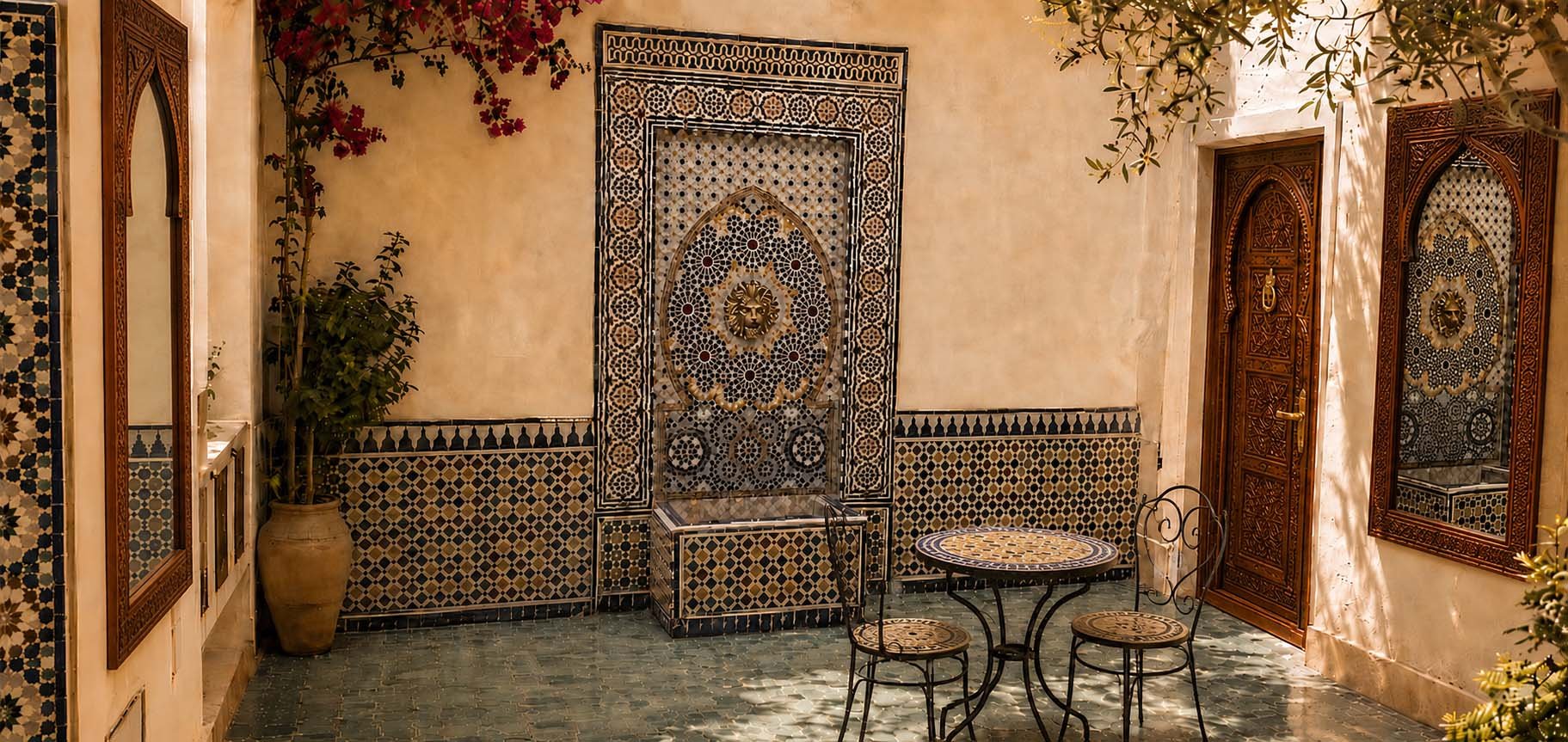 Decorative handmade fountain