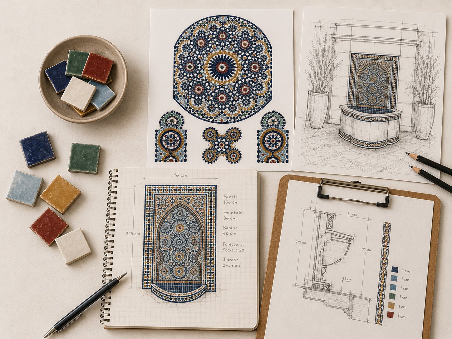 Tile product guides